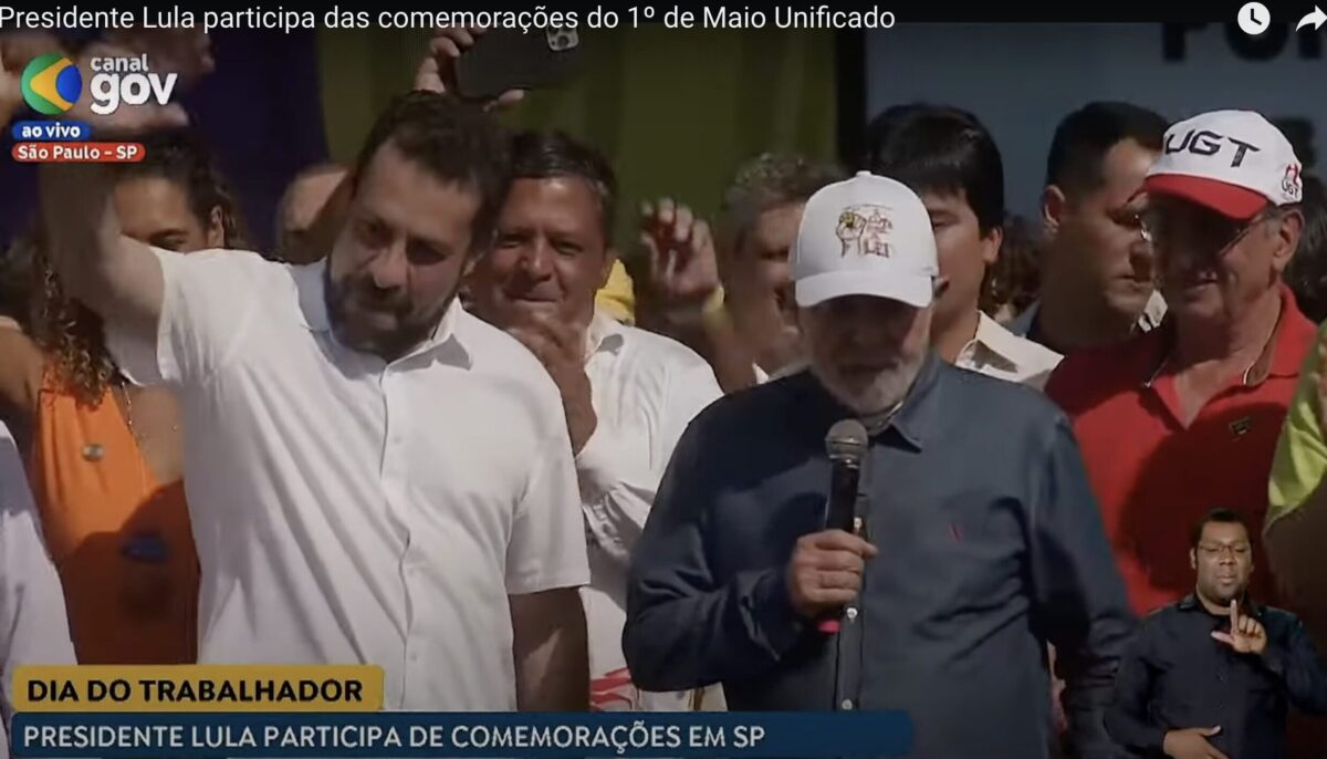 Vídeo de Lula pedindo voto em Boulos é retirado do ar