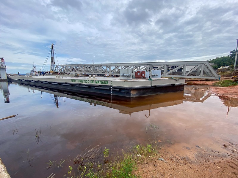 Píer turístico do mirante de Manaus já tem data de inauguração