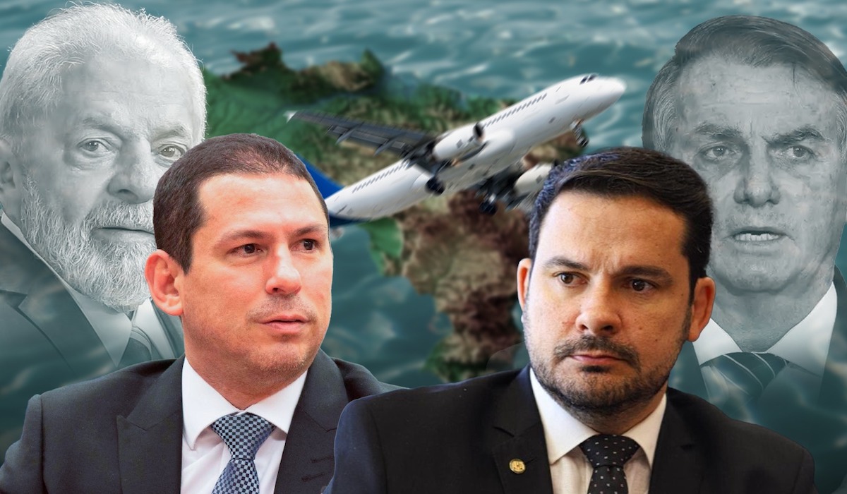 voo turbuleto de Marcelo Ramos e Alberto Neto
