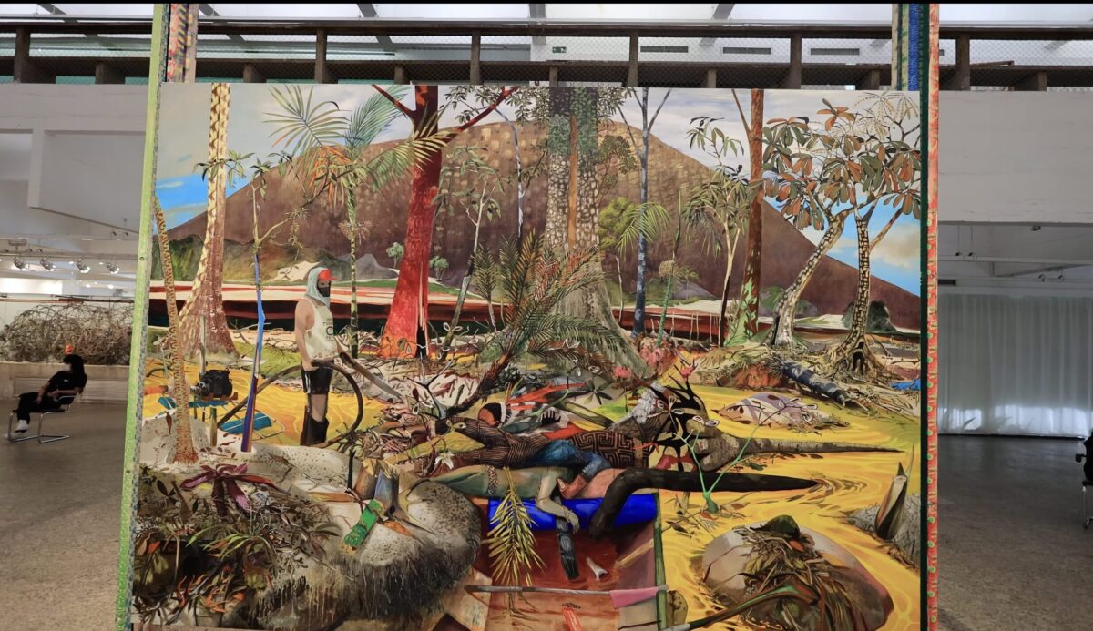 Amazônia: Zerbini retrata na pintura genocídio dos ianomâmis