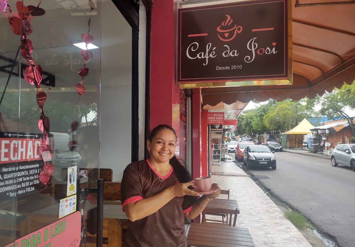 Josi Félix, dona do Café da Josi