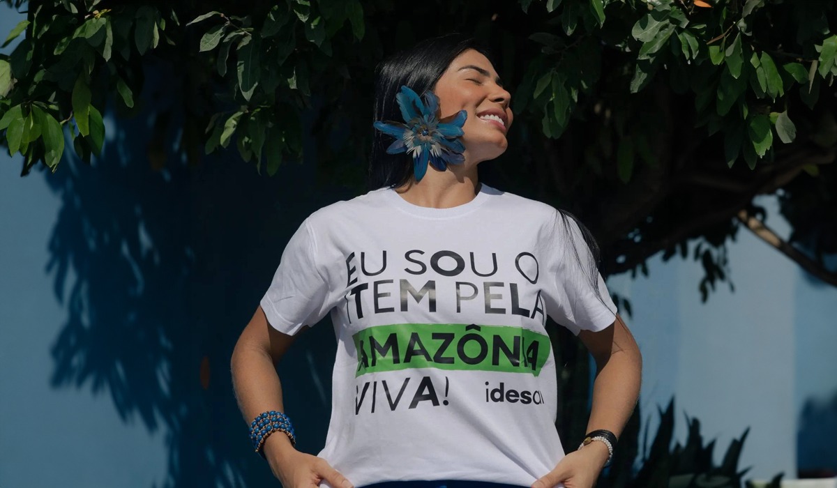 Cunhã do Caprichoso, Marciele é item Carbono Neutro no festival