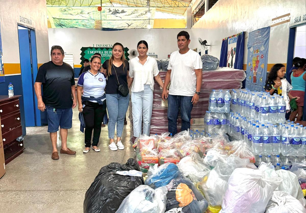 Mayra e Bi Garcia em Nhamundá