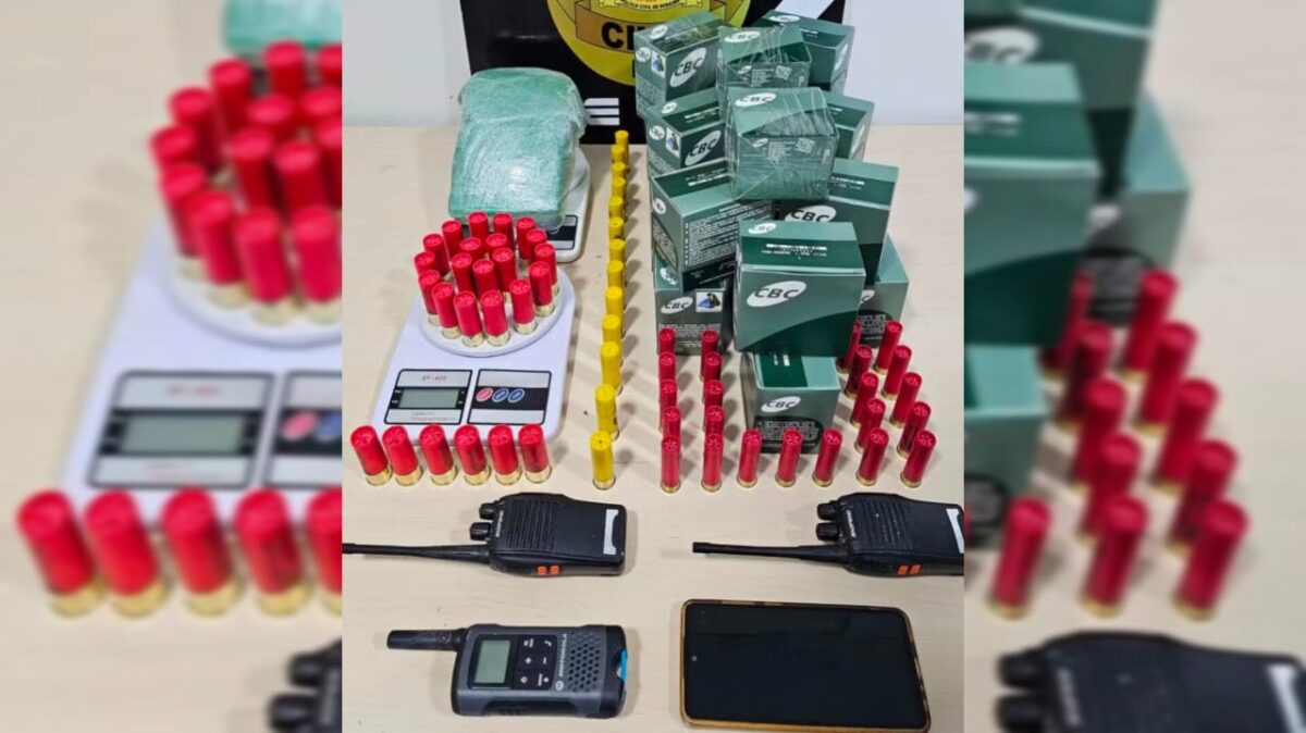 Traficante nas horas vagas, garimpeiro é preso com cocaína e munições em RR