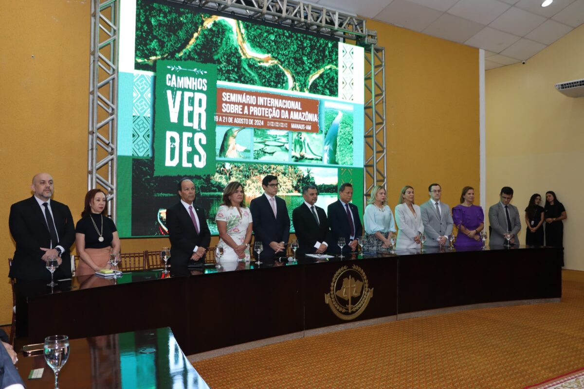 Chefe do MP-AM abre Caminhos Verdes, seminário internacional da Amazônia