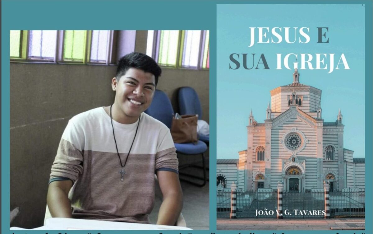 Jovem escritor lança seu primeiro livro 'Jesus e sua Igreja'