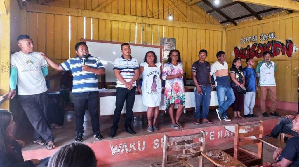 Conselho tribal sateré-maué. Foto: divulgação