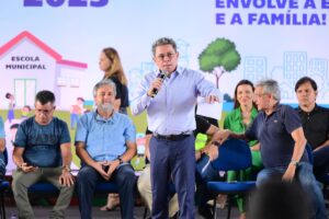 07.02.25 - Prefeito David Almeida abre o ano letivo de 2025 para cerca de 250 mil alunos das escolas da Rede Municipal Foto: Dhyeizo Lemos / Semcom
