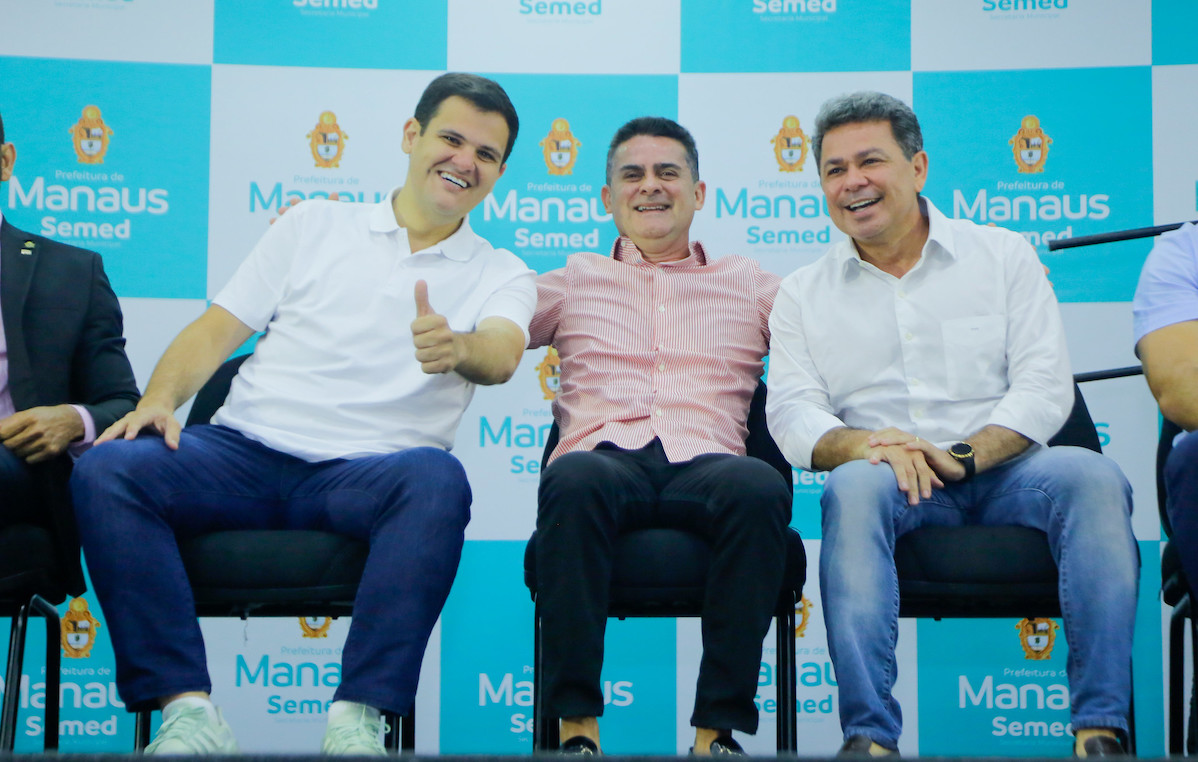 Renato Jr, David Almeida e Tadeu de Souza