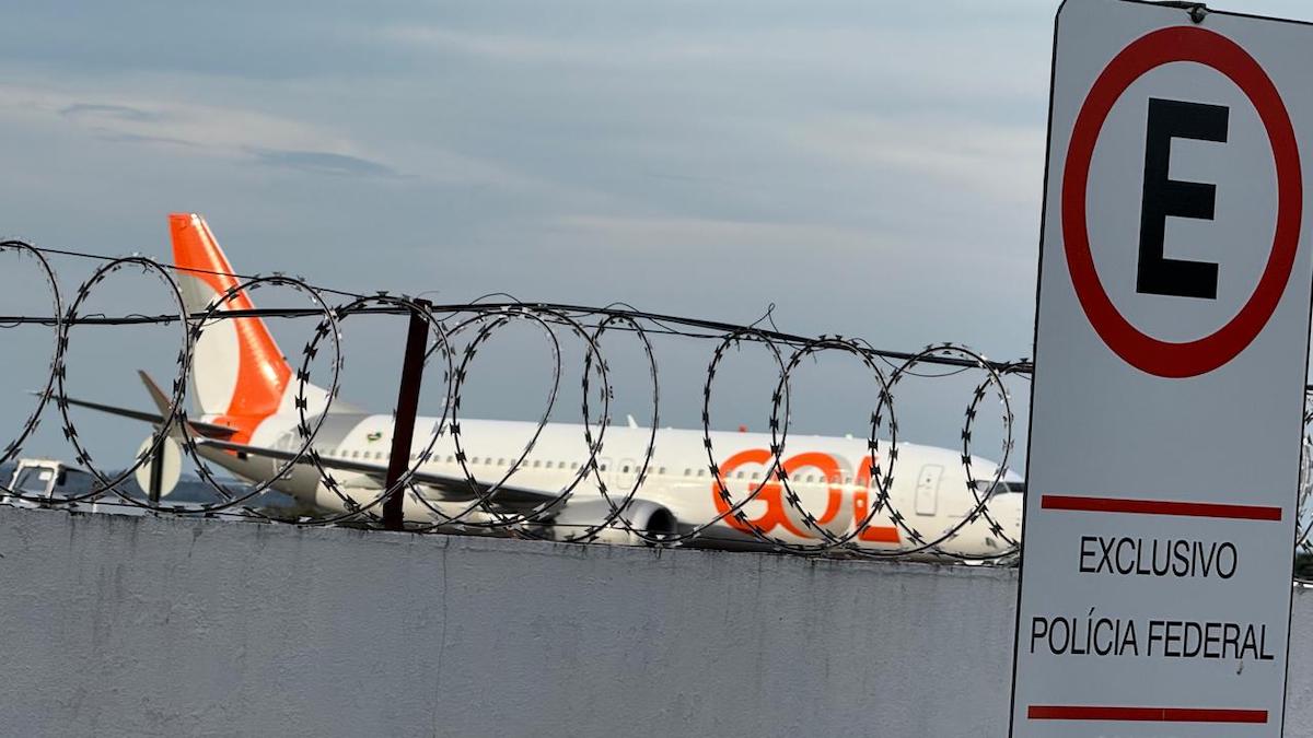 Pane Avião da Gol em Santarém