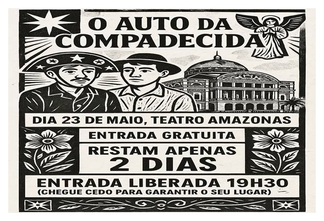 Teatro Amazonas apresenta 'O auto da compadecida' na versão baré