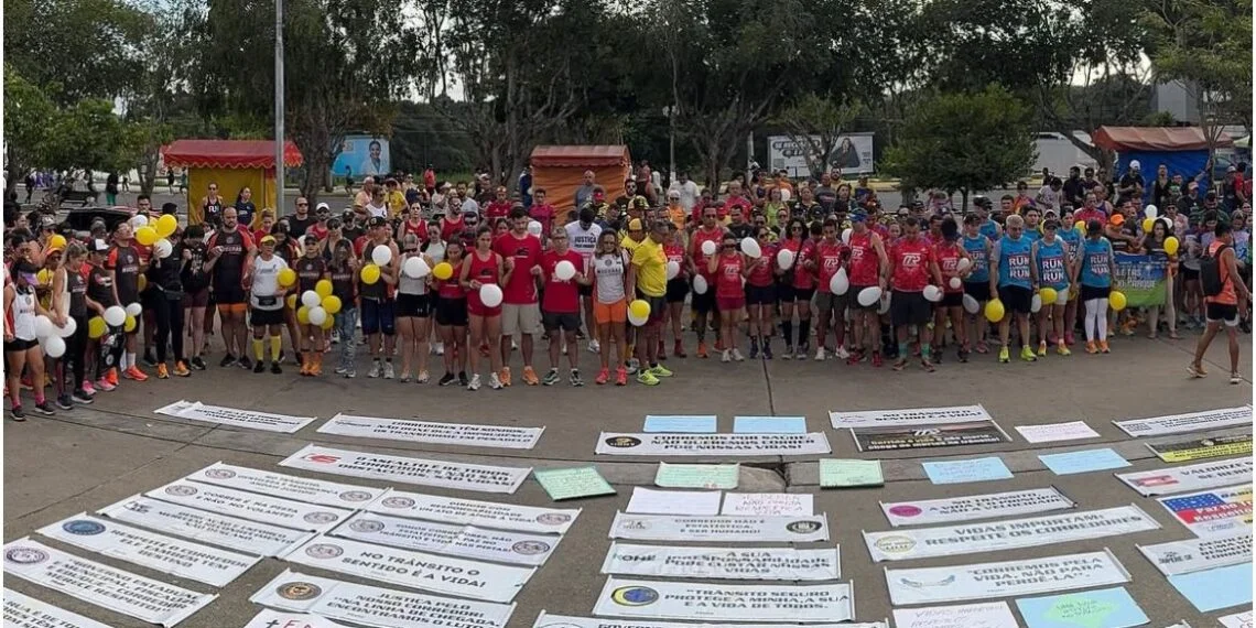 Manaus: corredores protestam após morte de atleta atropelado