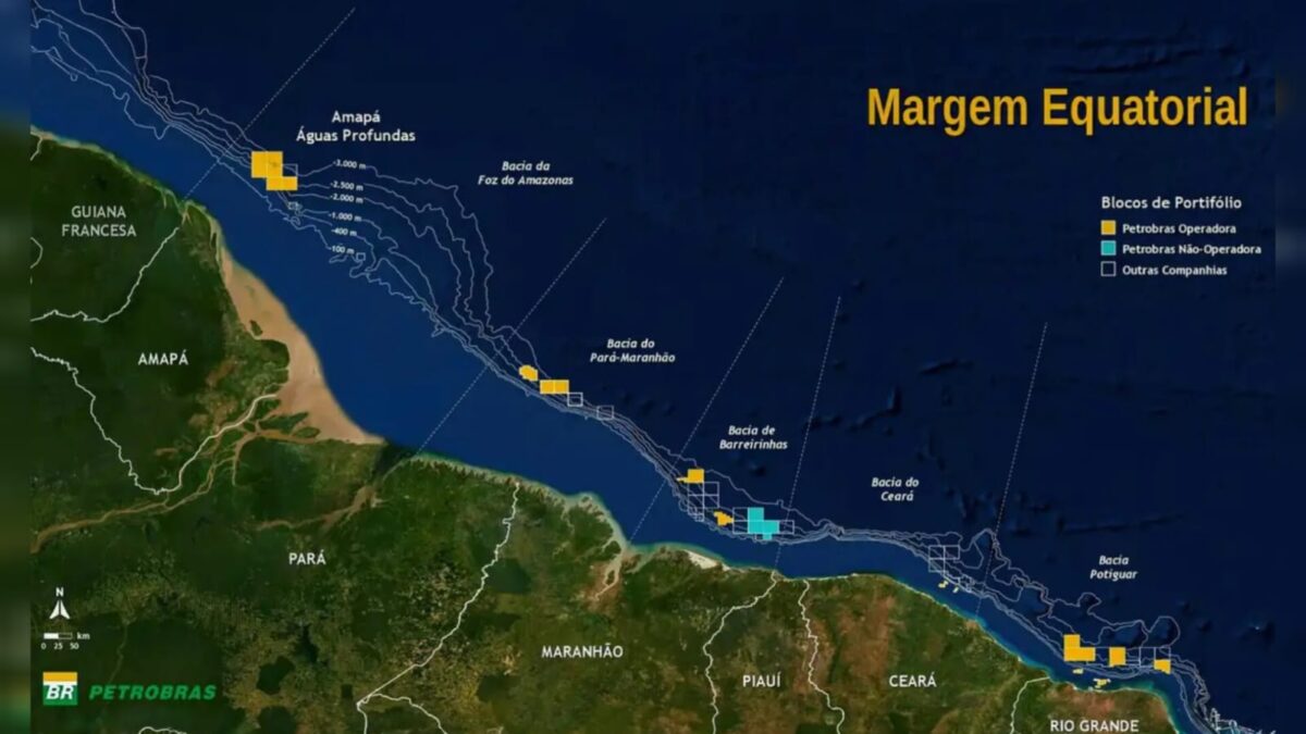 Exploração na foz do rio Amazonas pode emitir 4,7 bi de toneladas de gases tóxicos