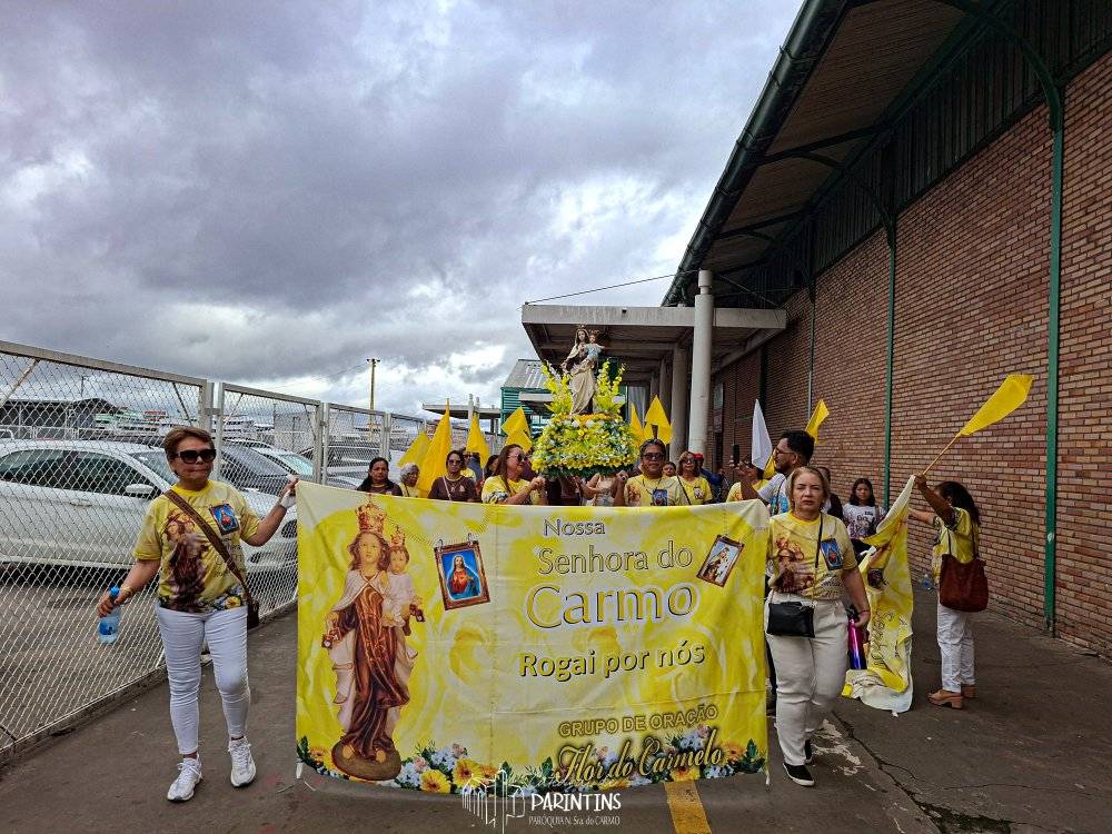 De Parintins, imagem da padroeira da cidade inicia peregrinação por Manaus