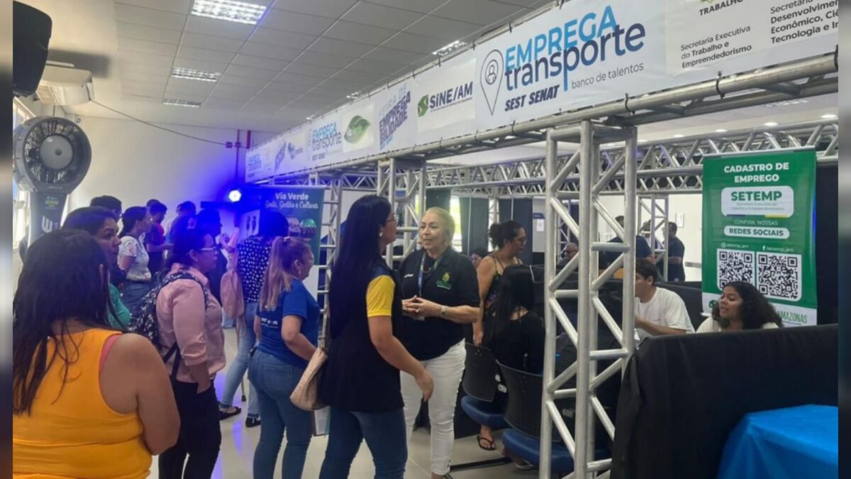 Sest/Senat realiza feira em Manaus com oferta de trabalho no transporte