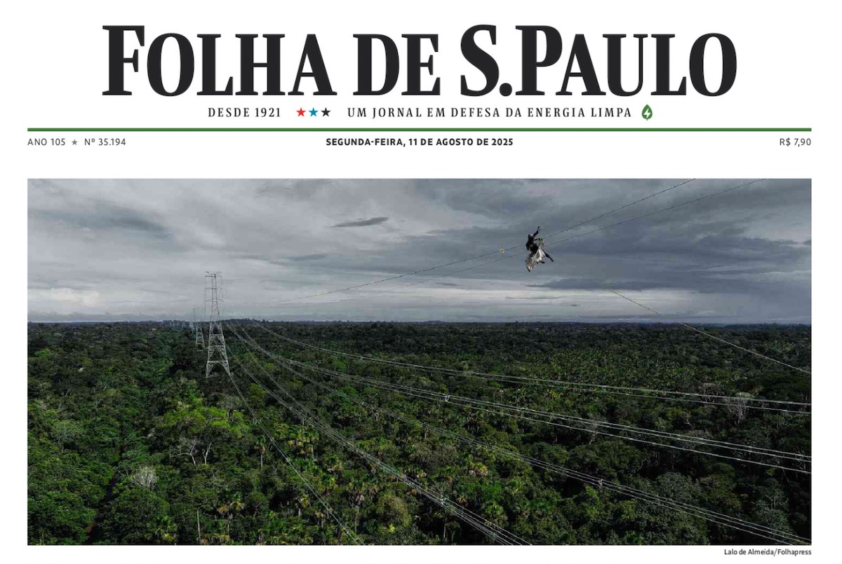 Linhão na Folha de S.Paulo