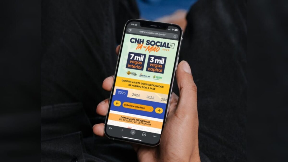 Amazonas divulga 10 mil selecionados para CNH Social