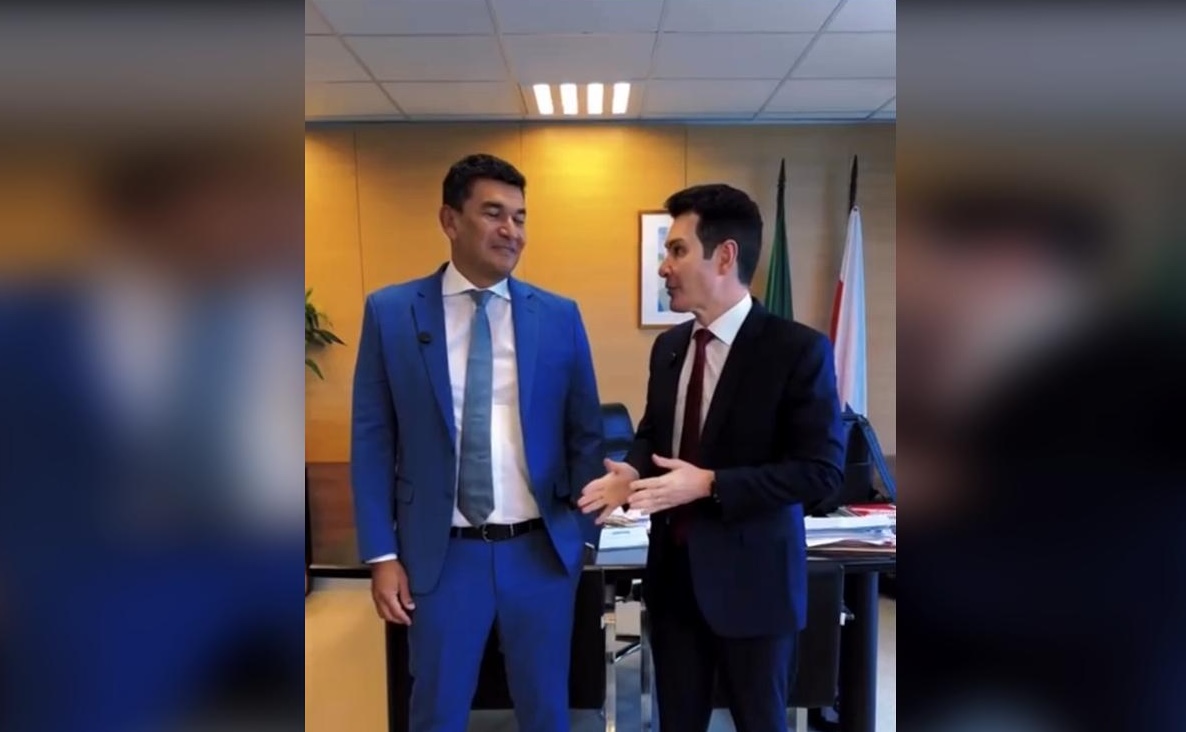 Jesus e Jader Filho em Brasília
