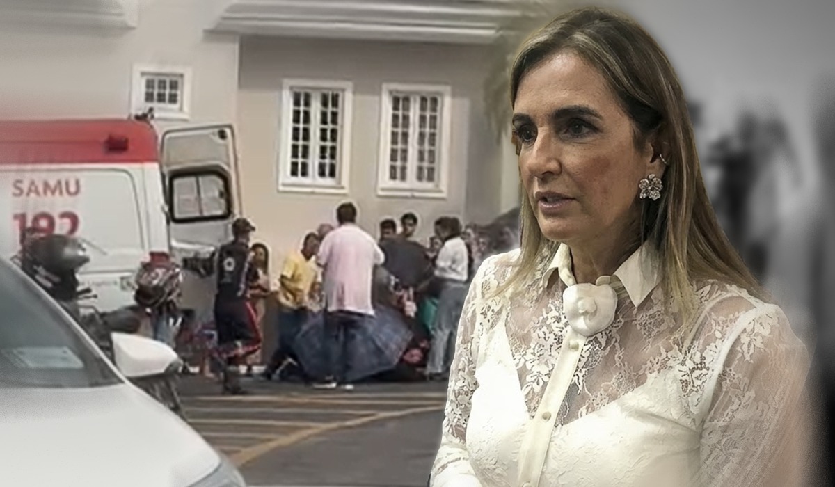 Ex-secretária atropelada em condomínio de luxo faz cirurgia na cabeça