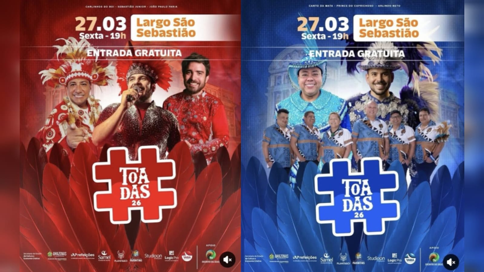 #Toadas chega à última edição de 2026, com shows de João Paulo Faria e Prince do Boi