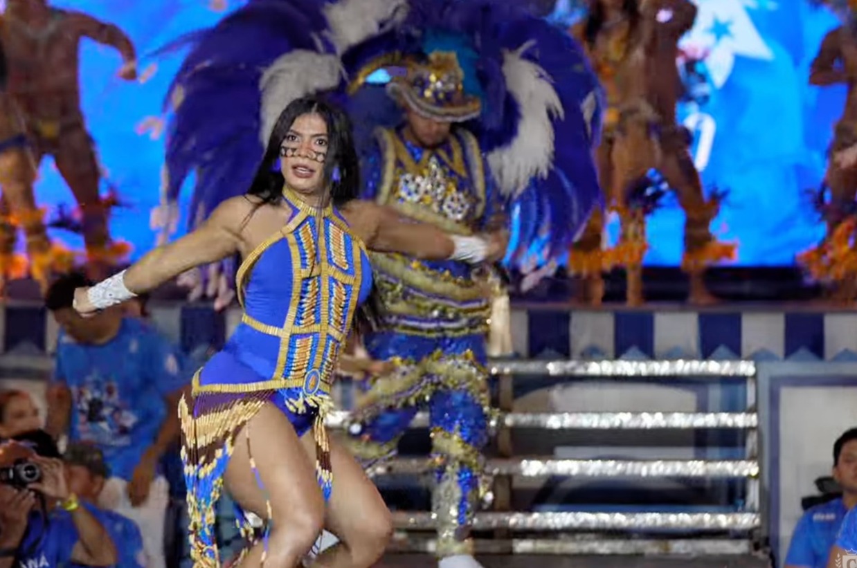 Depois do BBB, Marciele incendeia festa do álbum do Caprichoso em Parintins