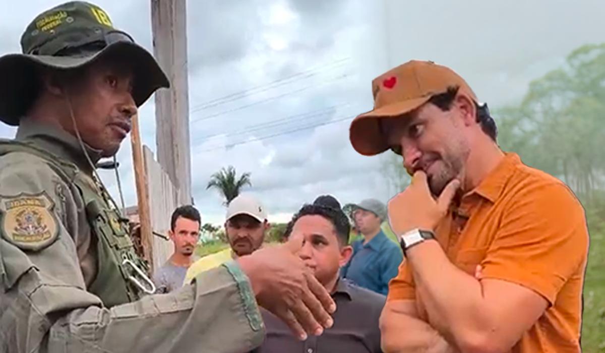 Vídeo: Agente do Ibama dá lição de lei em Alberto Neto, em Matupi